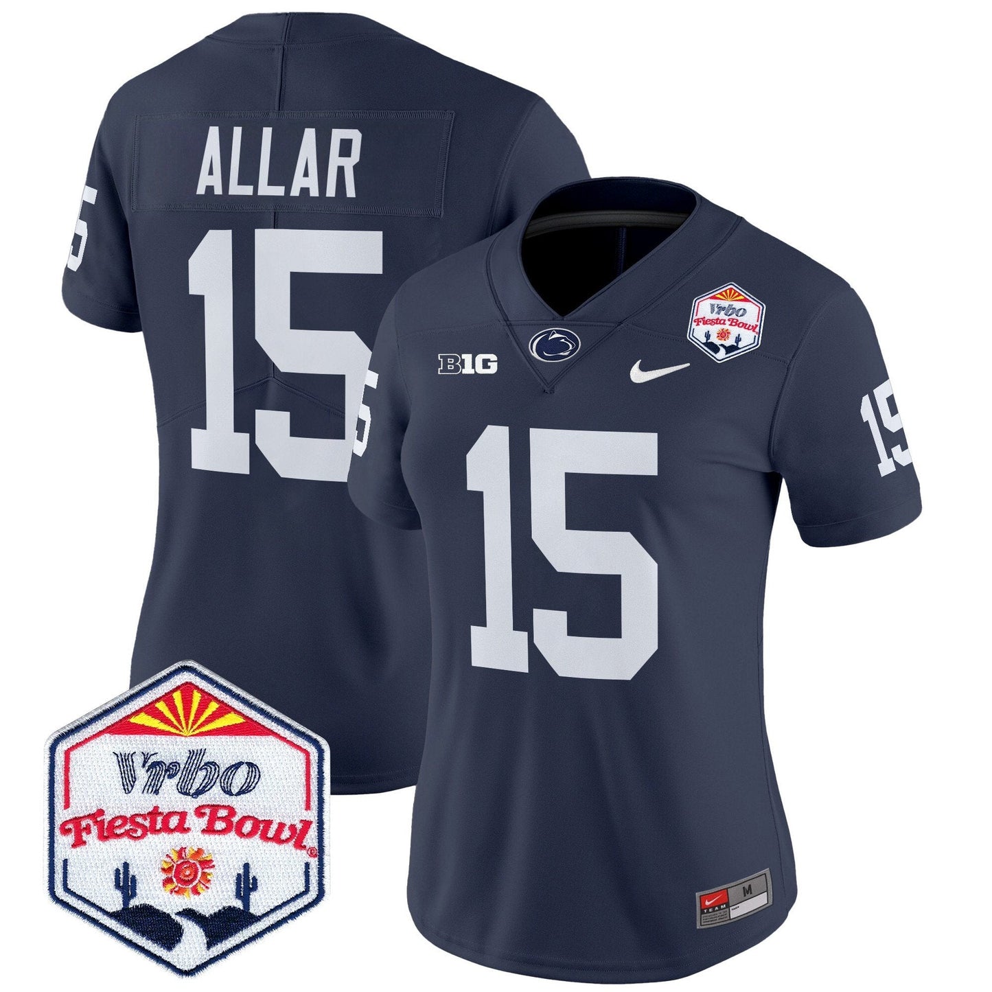 Women's PSU 2024 The Fiesta Bowl Patch Vapor Limited Jersey - All Stitched