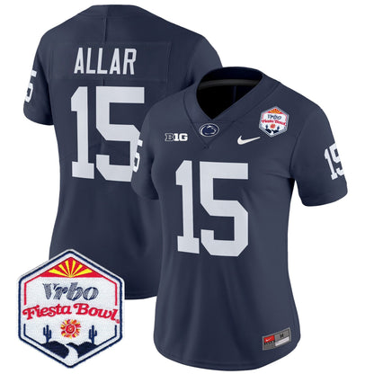 Women's PSU 2024 The Fiesta Bowl Patch Vapor Limited Jersey - All Stitched