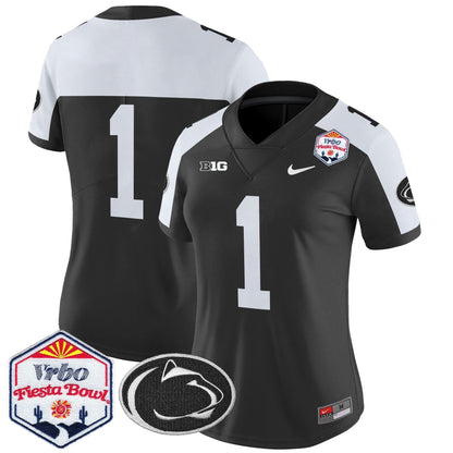 Women's PSU 2024 The Fiesta Bowl Patch Vapor Limited Jersey - All Stitched