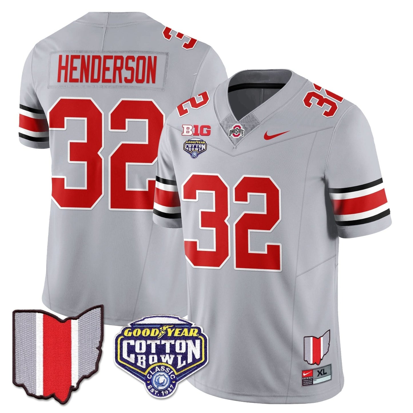 Ohio State Buckeyes 2024 Cotton Bowl Classic Jersey - All Stitched
