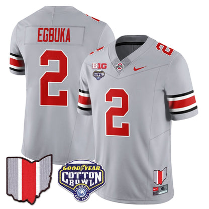 Ohio State Buckeyes 2024 Cotton Bowl Classic Jersey - All Stitched