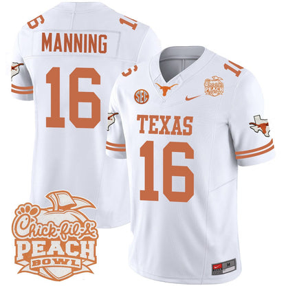 TEX 2024 Peach Bowl Jersey - All Stitched