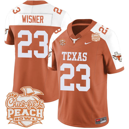 TEX 2024 Peach Bowl Jersey - All Stitched