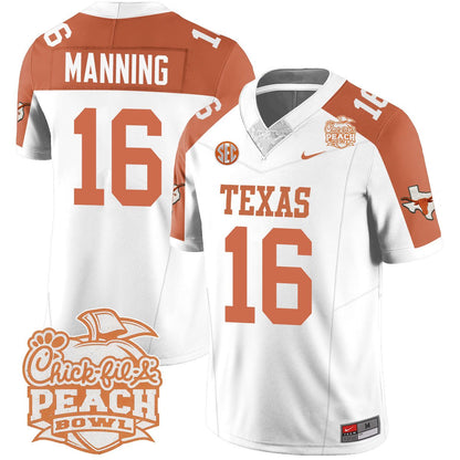 TEX 2024 Peach Bowl Jersey - All Stitched