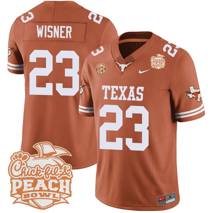 TEX 2024 Peach Bowl Jersey - All Stitched