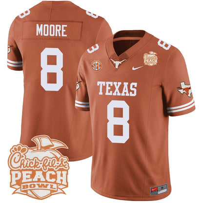 TEX 2024 Peach Bowl Jersey - All Stitched