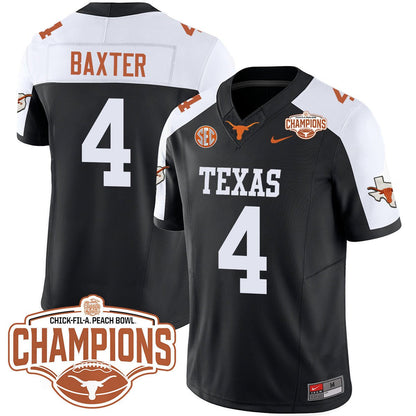 TEX 2024 Peach Bowl Champions Jersey - All Stitched