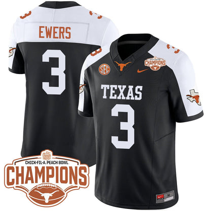TEX 2024 Peach Bowl Champions Jersey - All Stitched