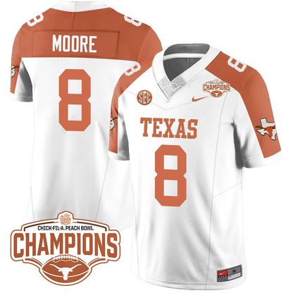 TEX 2024 Peach Bowl Champions Jersey - All Stitched