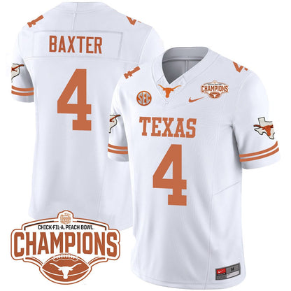 TEX 2024 Peach Bowl Champions Jersey - All Stitched
