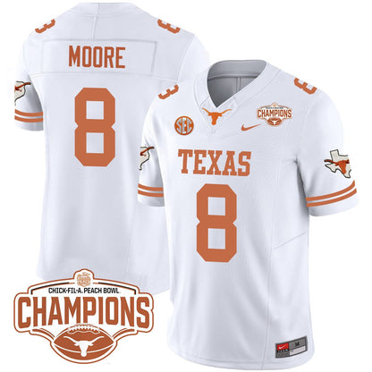 TEX 2024 Peach Bowl Champions Jersey - All Stitched