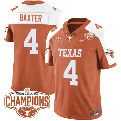 TEX 2024 Peach Bowl Champions Jersey - All Stitched