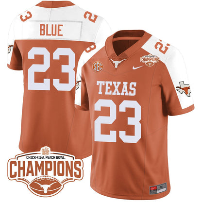 TEX 2024 Peach Bowl Champions Jersey - All Stitched