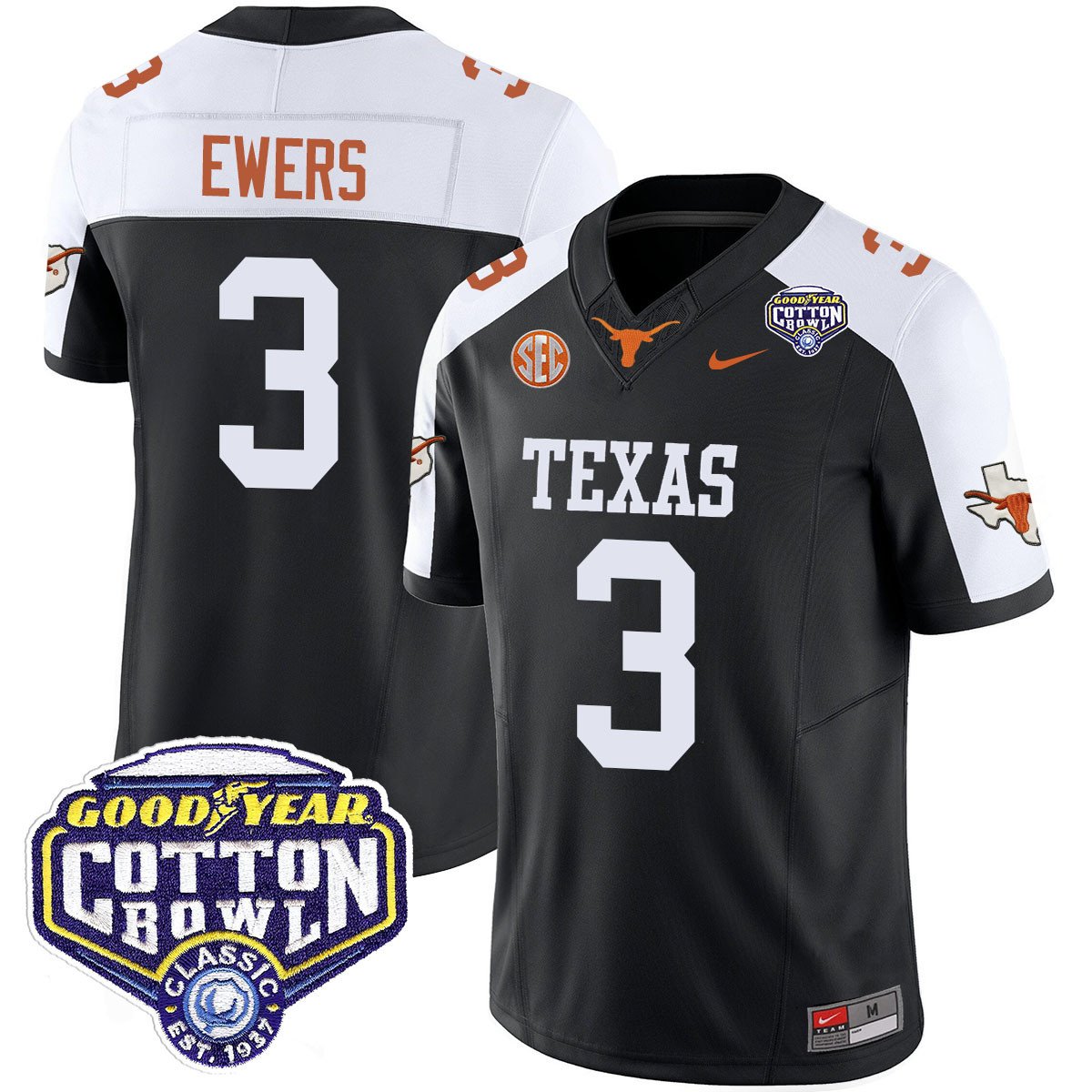 TEX 2024 Cotton Bowl Classic Jersey - All Stitched