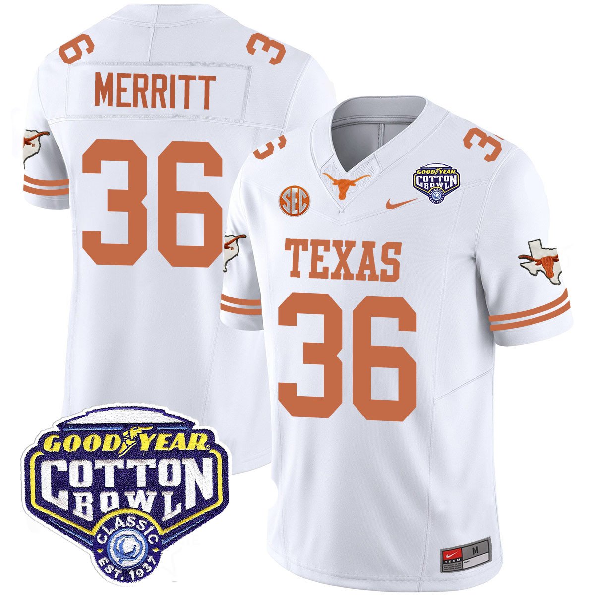 TEX 2024 Cotton Bowl Classic Jersey - All Stitched