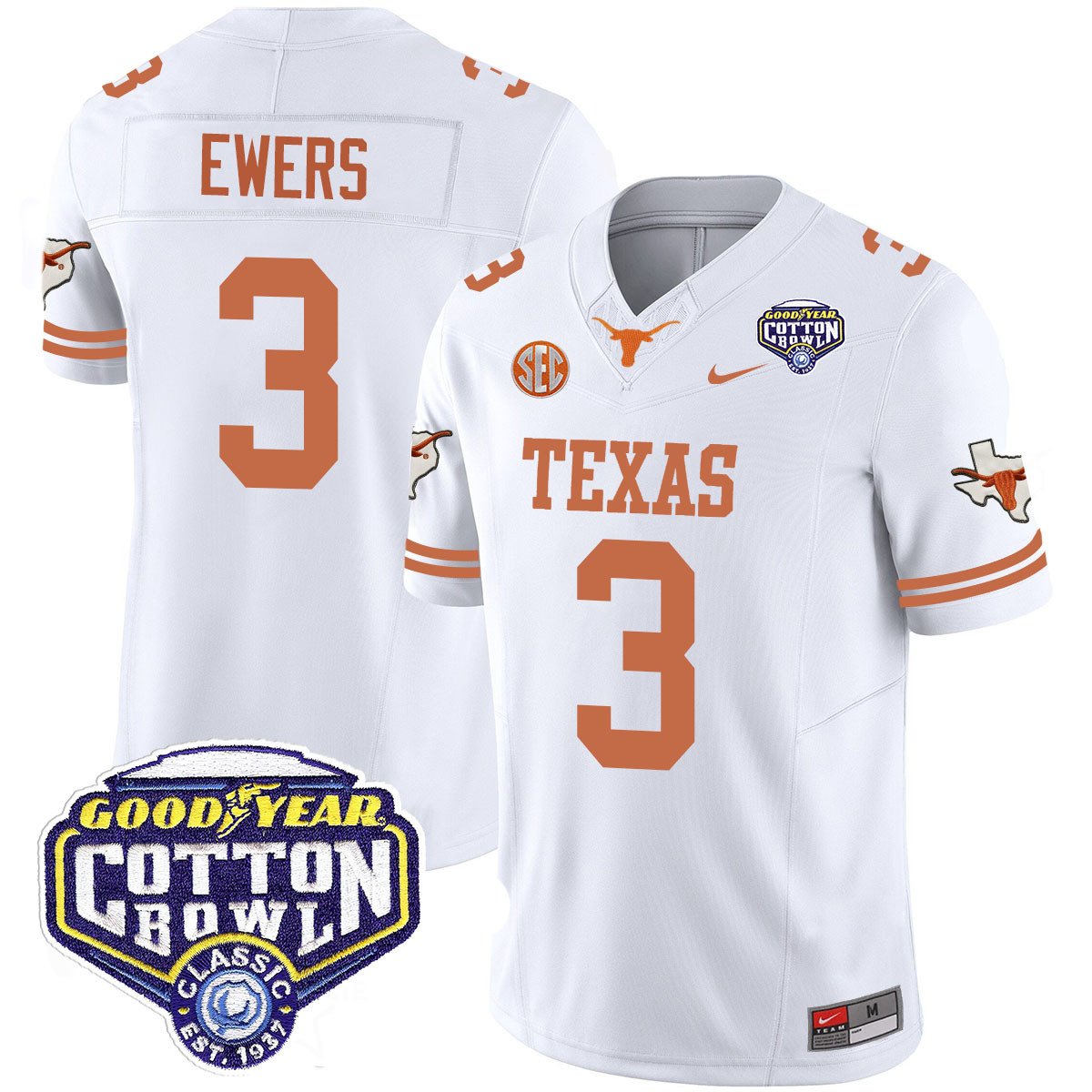 TEX 2024 Cotton Bowl Classic Jersey - All Stitched