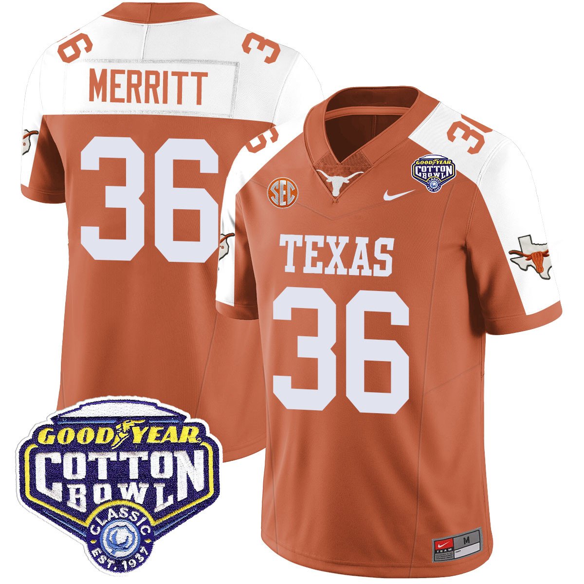 TEX 2024 Cotton Bowl Classic Jersey - All Stitched