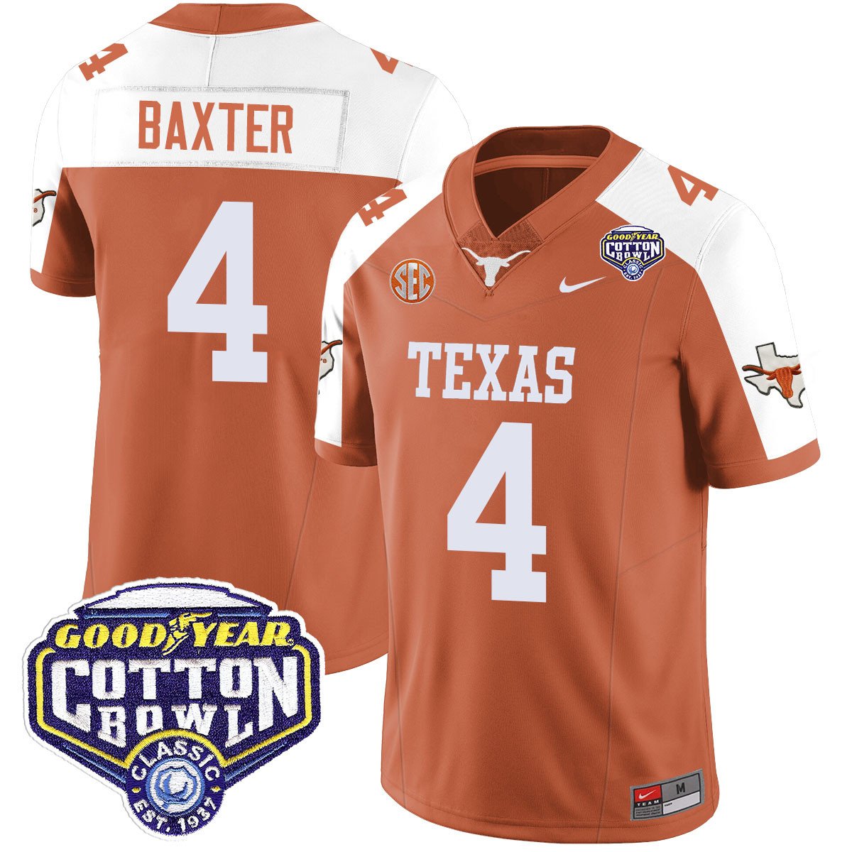 TEX 2024 Cotton Bowl Classic Jersey - All Stitched