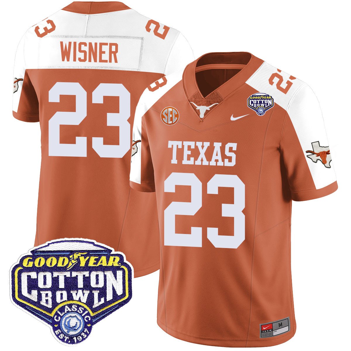 TEX 2024 Cotton Bowl Classic Jersey - All Stitched