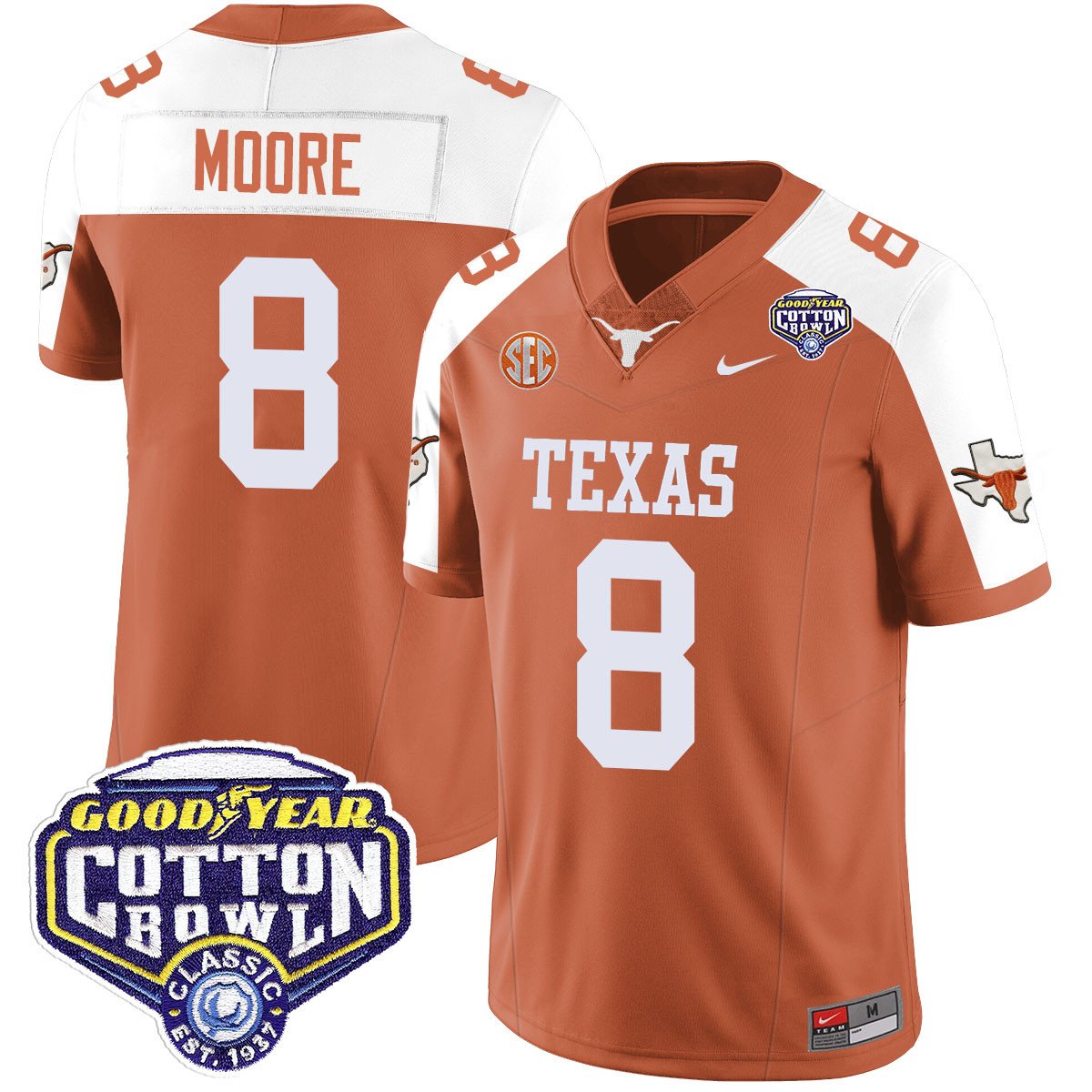 TEX 2024 Cotton Bowl Classic Jersey - All Stitched