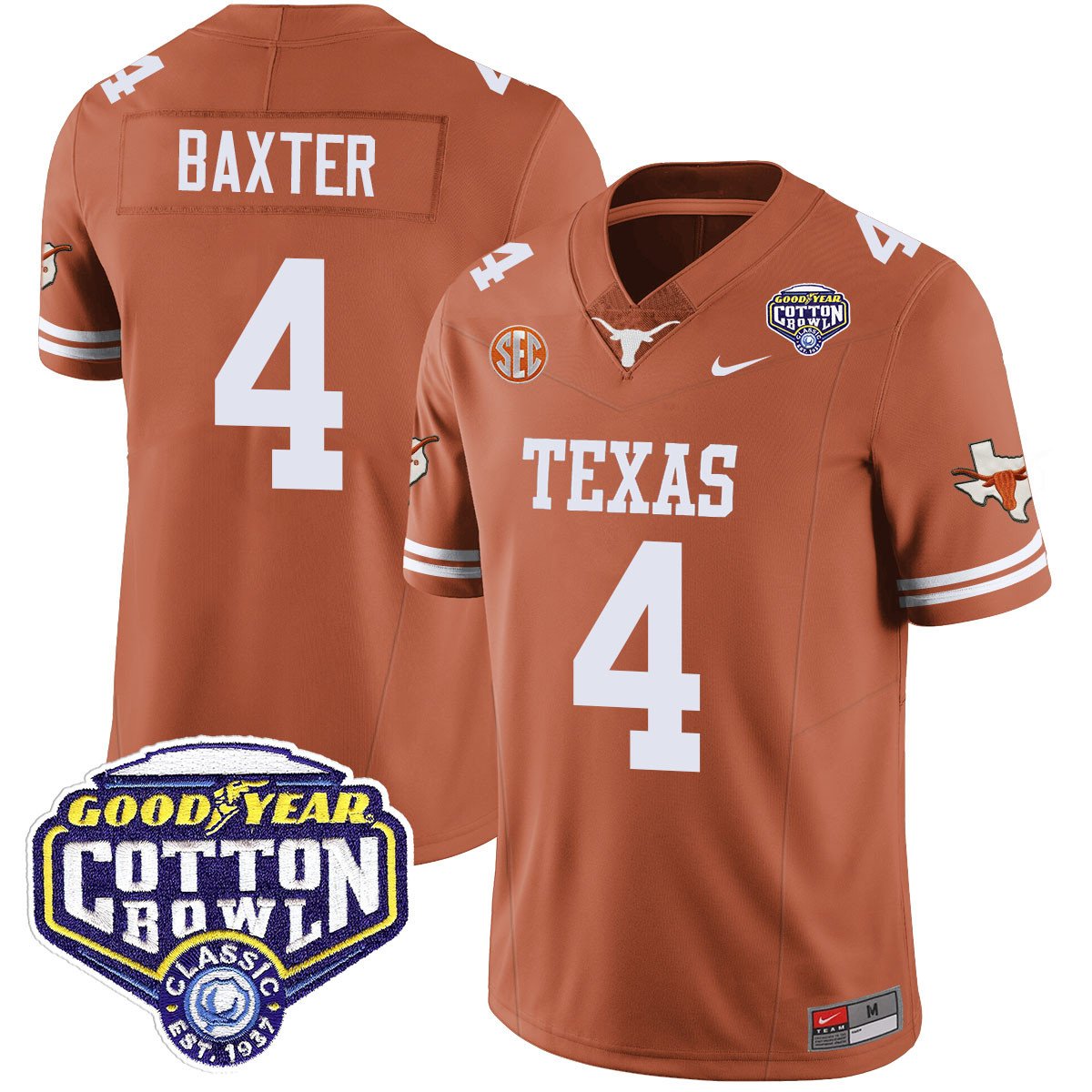 TEX 2024 Cotton Bowl Classic Jersey - All Stitched