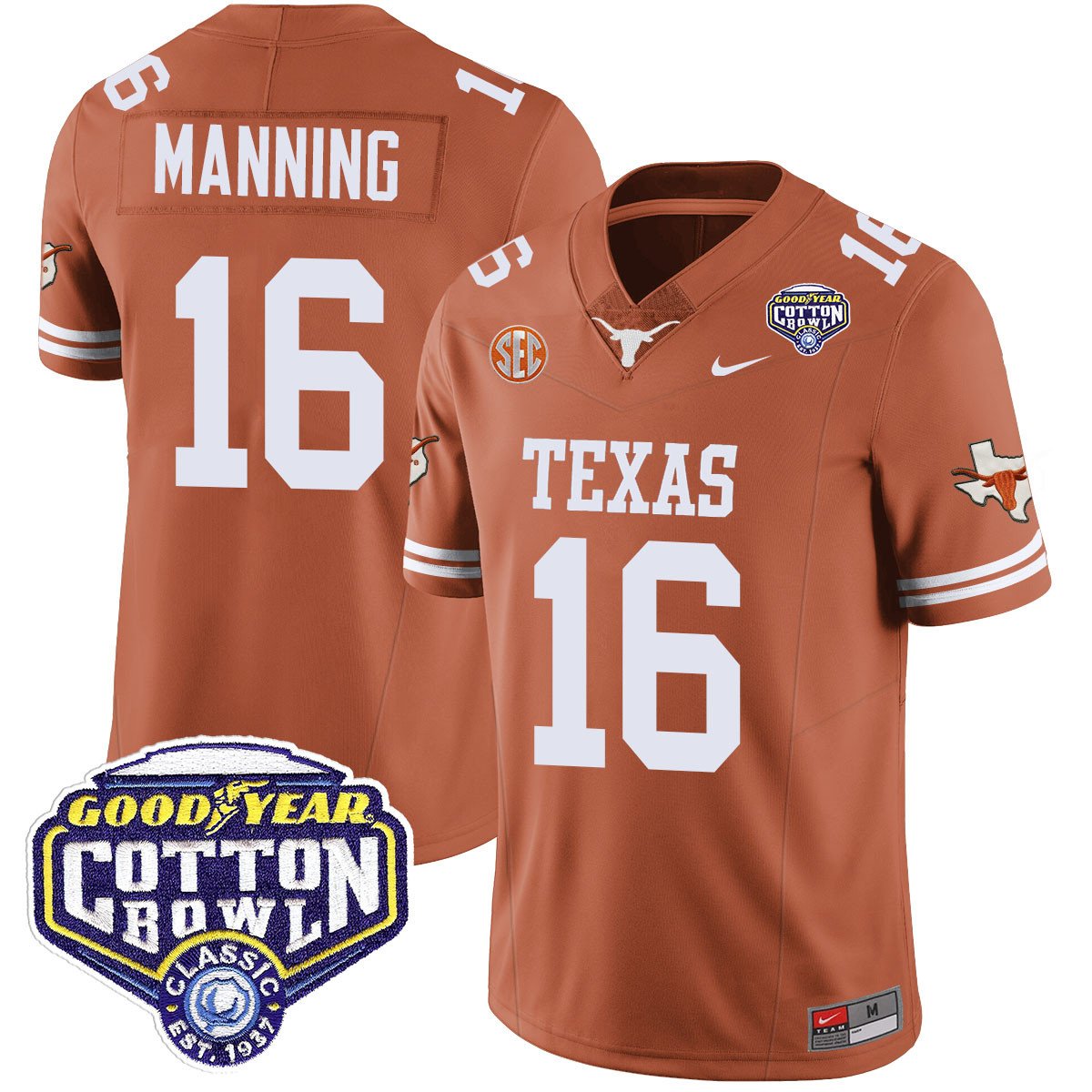 TEX 2024 Cotton Bowl Classic Jersey - All Stitched