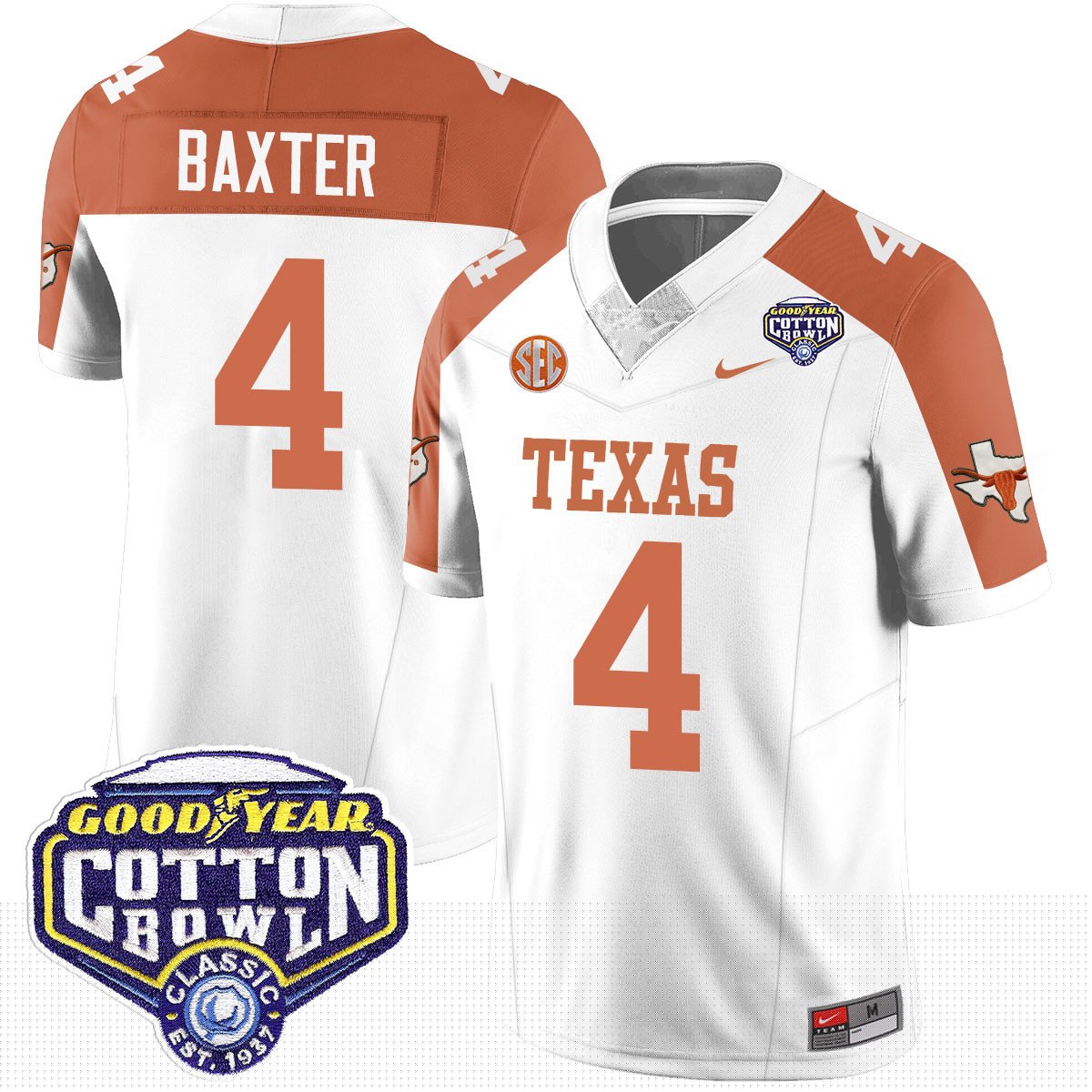TEX 2024 Cotton Bowl Classic Jersey - All Stitched