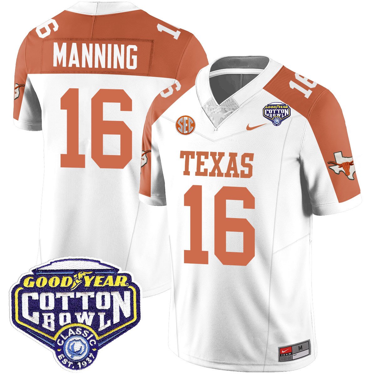 TEX 2024 Cotton Bowl Classic Jersey - All Stitched