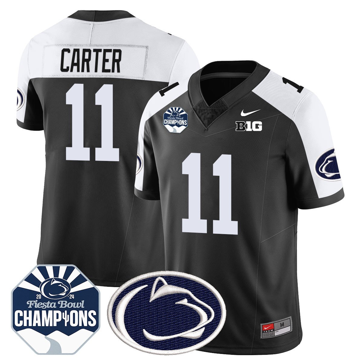 PSU 2024 Fiesta Bowl Champions Jersey - All Stitched