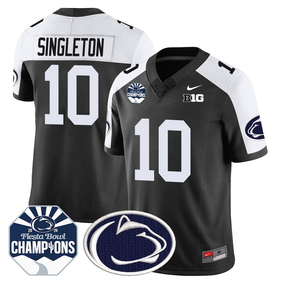 PSU 2024 Fiesta Bowl Champions Jersey - All Stitched