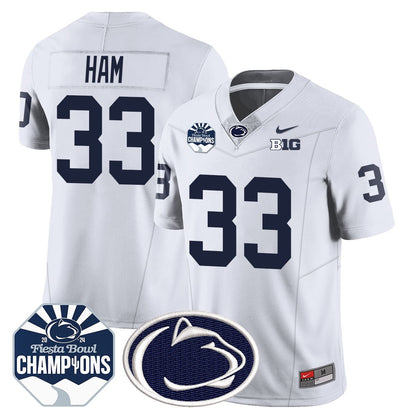 PSU 2024 Fiesta Bowl Champions Jersey - All Stitched