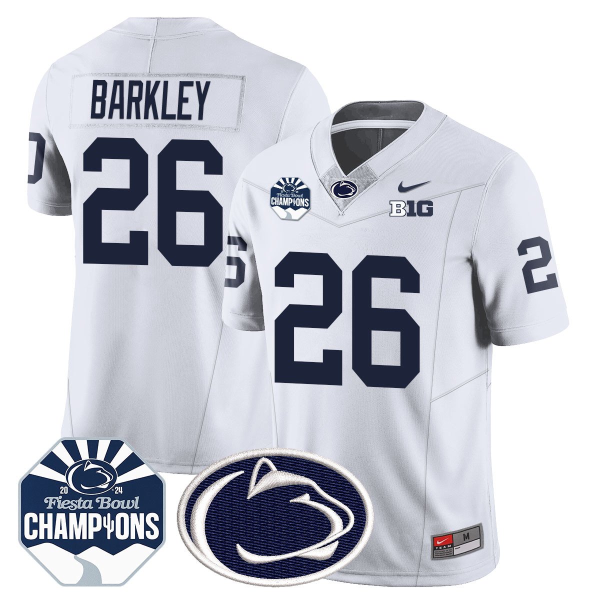 PSU 2024 Fiesta Bowl Champions Jersey - All Stitched