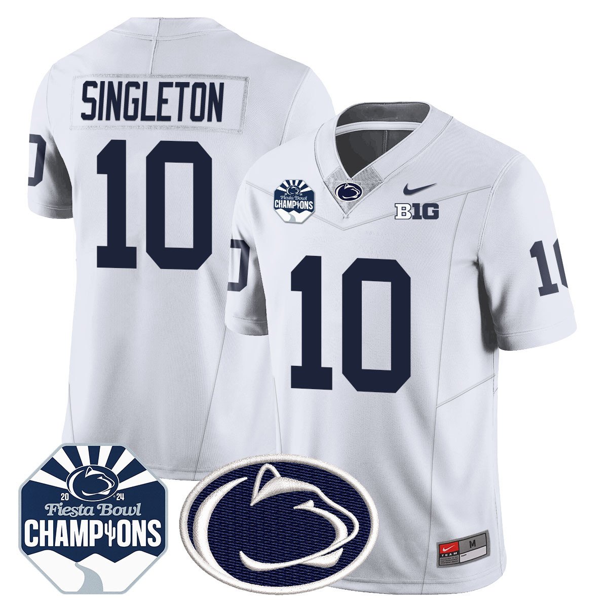 PSU 2024 Fiesta Bowl Champions Jersey - All Stitched