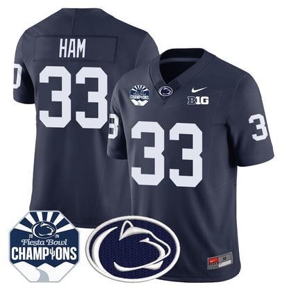PSU 2024 Fiesta Bowl Champions Jersey - All Stitched