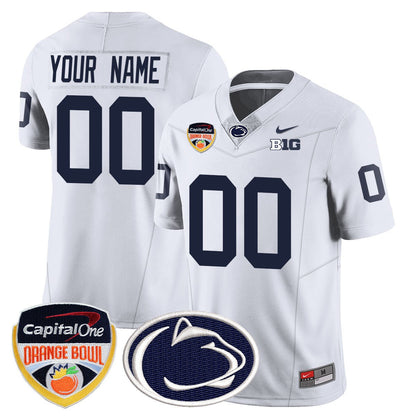 Custom Gender/Name PSU 2024 Orange Bowl Jersey - All Stitched