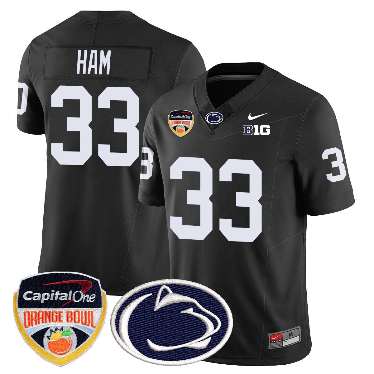 Men's Penn State Nittany Lions 2024 Orange Bowl Jersey - All Stitched