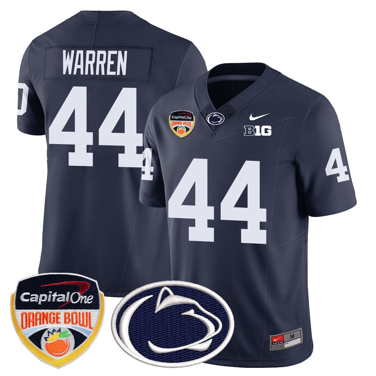 Men's Penn State Nittany Lions 2024 Orange Bowl Jersey - All Stitched