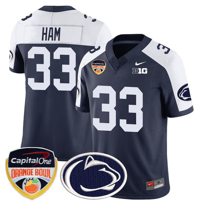 Men's Penn State Nittany Lions 2024 Orange Bowl Jersey - All Stitched