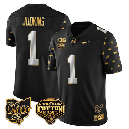 OSU 2024 Cotton Bowl Classic Jersey Gold - All Stitched