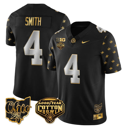 OSU 2024 Cotton Bowl Classic Jersey Gold - All Stitched