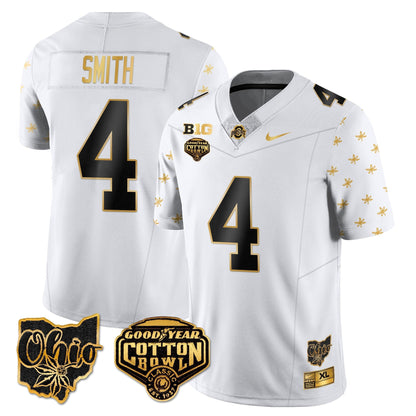 OSU 2024 Cotton Bowl Classic Jersey Gold - All Stitched