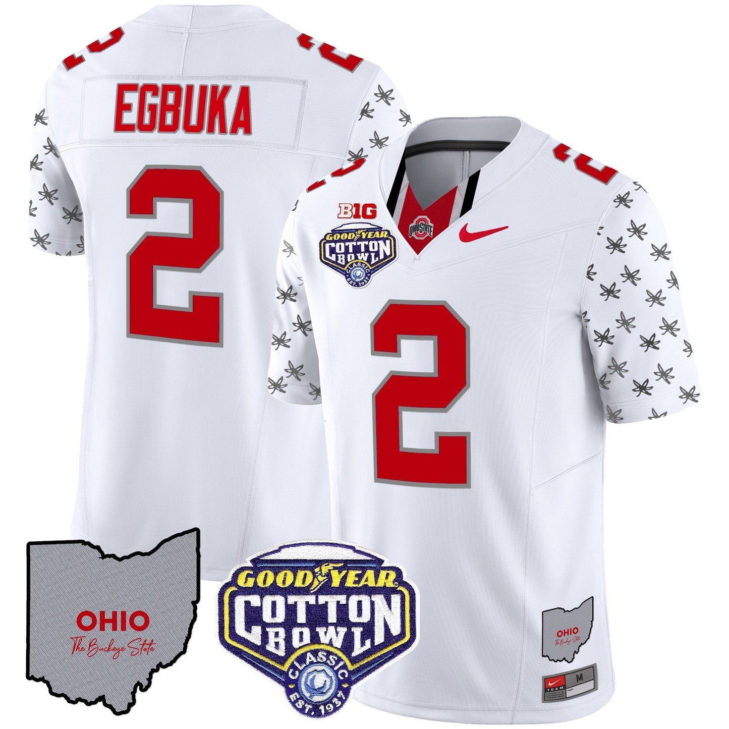 OSU Cotton Bowl Patch Vapor Limited Jersey - All Stitched