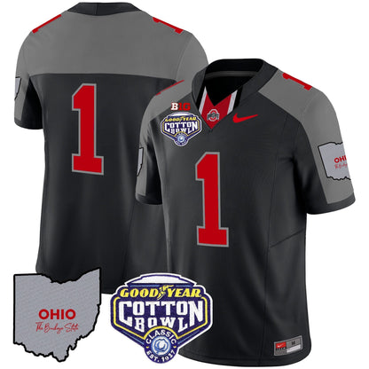 OSU Cotton Bowl Patch Vapor Limited Jersey - All Stitched