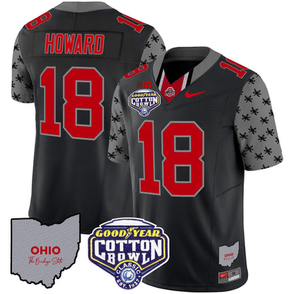 OSU Cotton Bowl Patch Vapor Limited Jersey - All Stitched