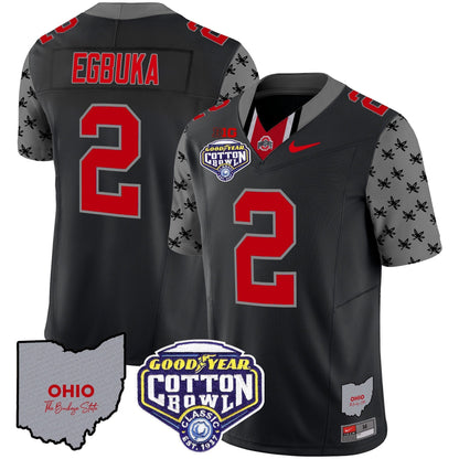 OSU Cotton Bowl Patch Vapor Limited Jersey - All Stitched