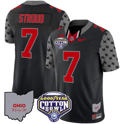 OSU Cotton Bowl Patch Vapor Limited Jersey - All Stitched