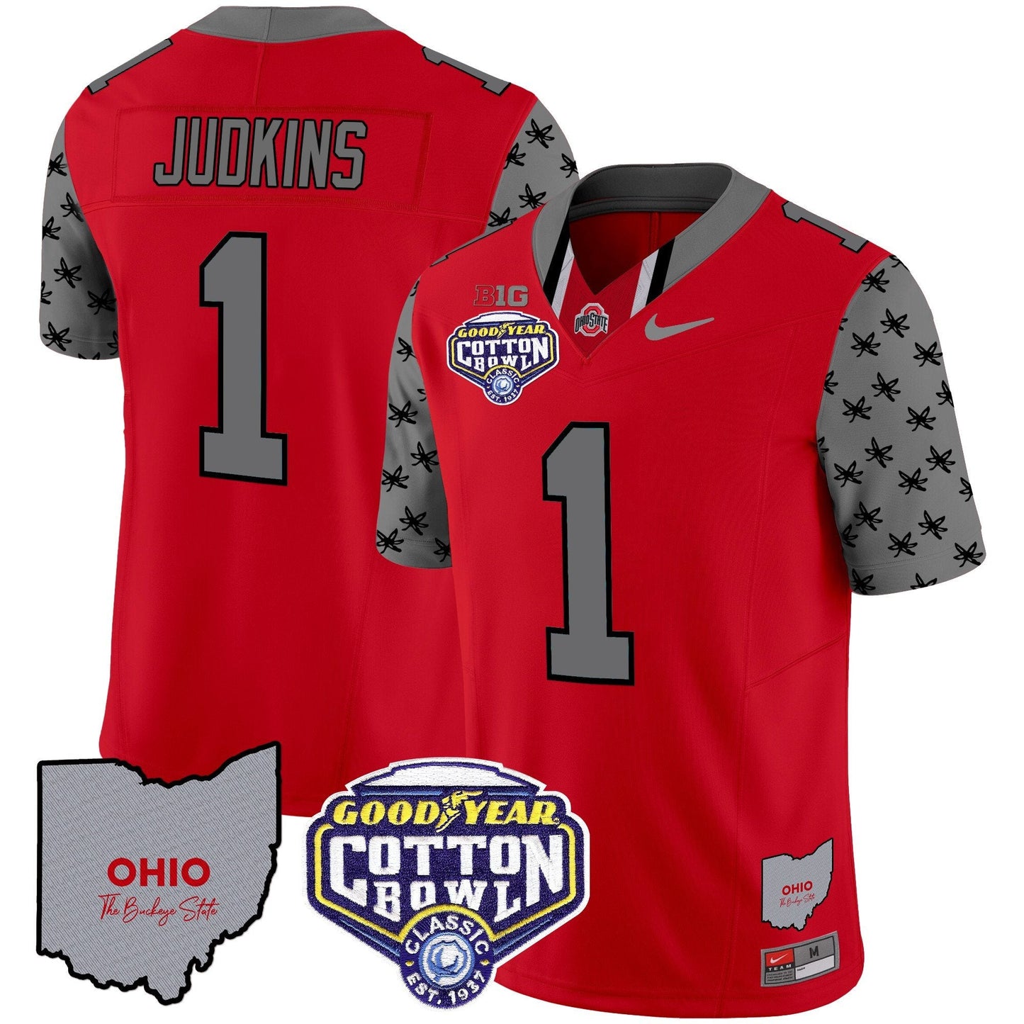 OSU Cotton Bowl Patch Vapor Limited Jersey - All Stitched