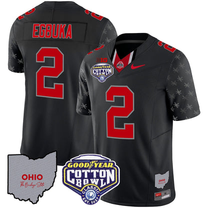 OSU Cotton Bowl Patch Vapor Limited Jersey - All Stitched