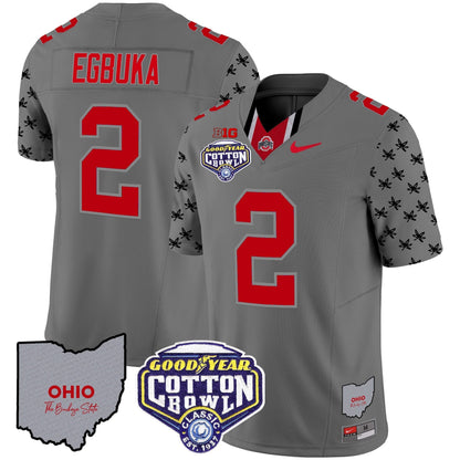 OSU Cotton Bowl Patch Vapor Limited Jersey - All Stitched