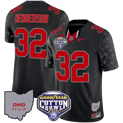 OSU Cotton Bowl Patch Vapor Limited Jersey - All Stitched